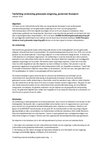 1 Toelichting internet detailkaart, verkenning bebouwde omgeving ,